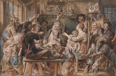 De Koning Drinkt door Jacob Jordaens