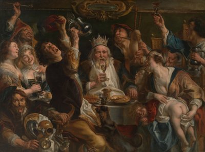 De Koning Drinkt door Jacob Jordaens