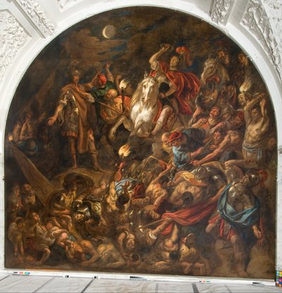 Een Romeins kamp onder aanval 