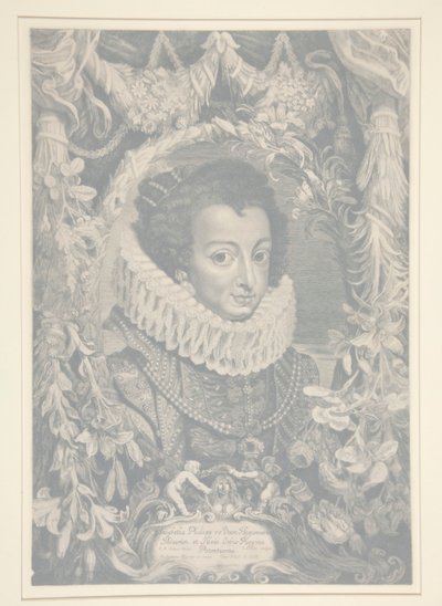 Elizabeth van Bourbon (1602-1644) door Jacob Louys