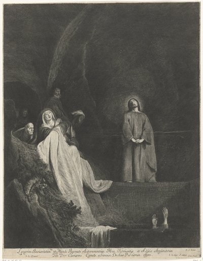 Opwekking van Lazarus door Jacob Louys