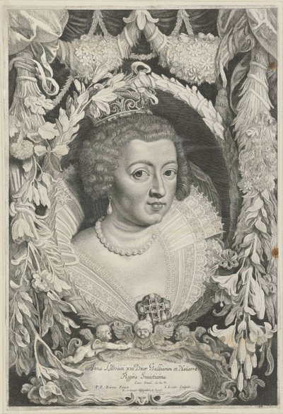 Portret van Anna van Oostenrijk door Jacob Louys
