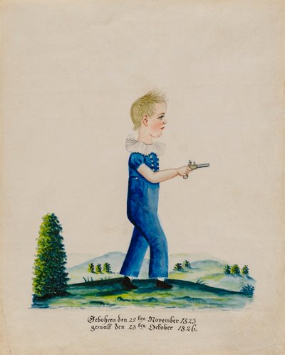 Portret van Edward Musser door Jacob Maentel