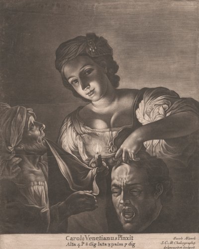 Judith met het Hoofd van Holofernes door Jacob Mannl