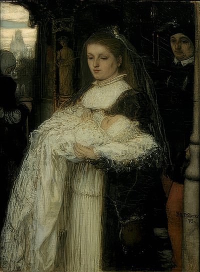 Een doopprocessie in Lausanne door Jacob Henricus or Hendricus Maris