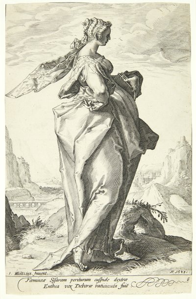 Deborah door Jacob Matham