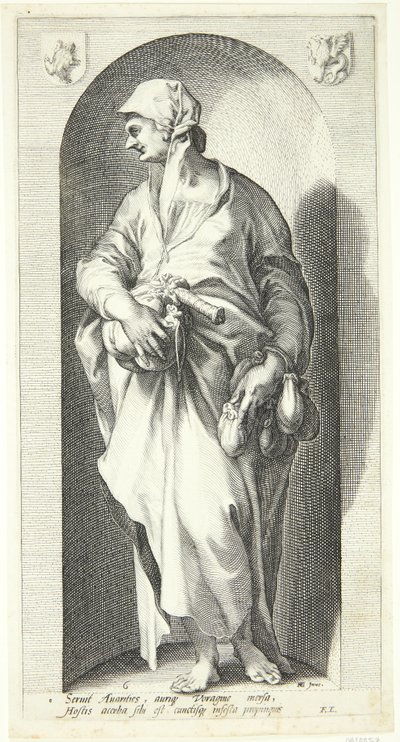 Hebzucht door Jacob Matham