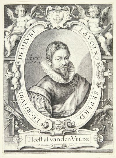 Jan van de Velde de oudere door Jacob Matham
