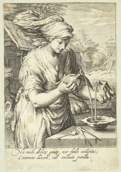 Matigheid door Jacob Matham