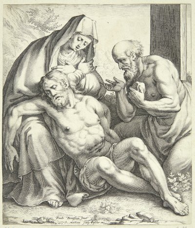 Pietà door Jacob Matham