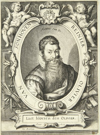 Portret van Reinier Olivier van Sonhoven door Jacob Matham