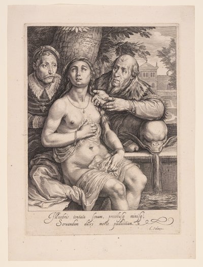 Susanna en de Ouderen door Jacob Matham