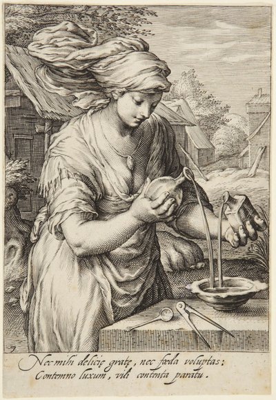Matigheid door Jacob Matham