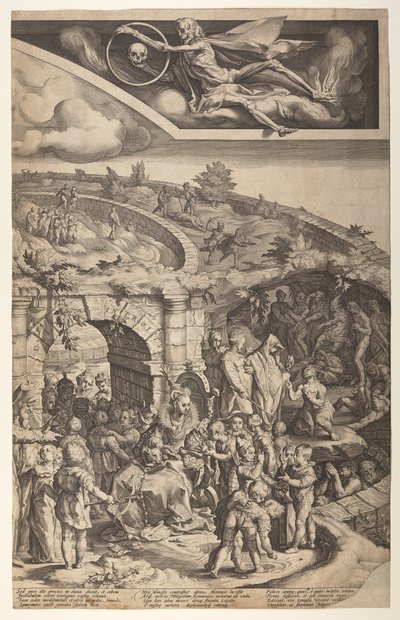 De tafel van Cebes (plaat 3) door Jacob Matham