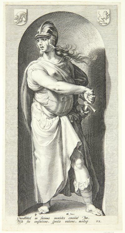 Vrede door Jacob Matham