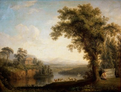 Antiek landschap met het graf van Phaëthon, 1785 door Jacob Philip Hackert