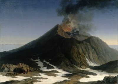 De Uitbarsting van de Etna door Jacob Philippe Hackert