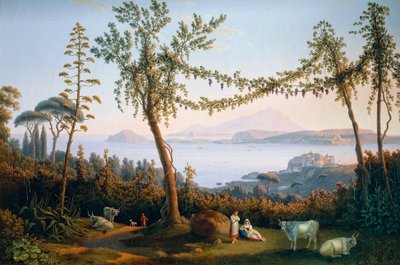 De Golf van Pozzuoli door Jacob Philippe Hackert