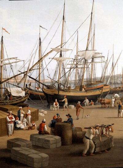 Uitzicht op de haven van Messina in Sicilië door Jacob Philippe Hackert