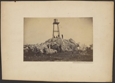 Ruïnes van vuurtoren op Morris Island, Zuid-Carolina door Jacob R. Foster