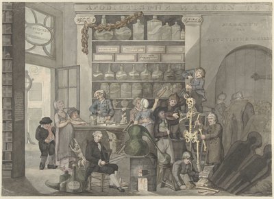 Apodictische Waaren, allegorie op de filosofie van Kant door Jacob Smies