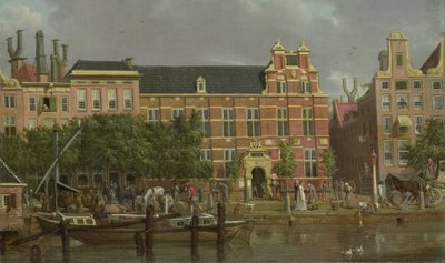 De Latijnse school aan de Singel, Amsterdam door Jacob Smies