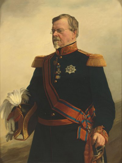 Bernhard (1792-1862), hertog van Saksen-Weimar. Generaal in Nederlandse dienst door Jacob Spoel