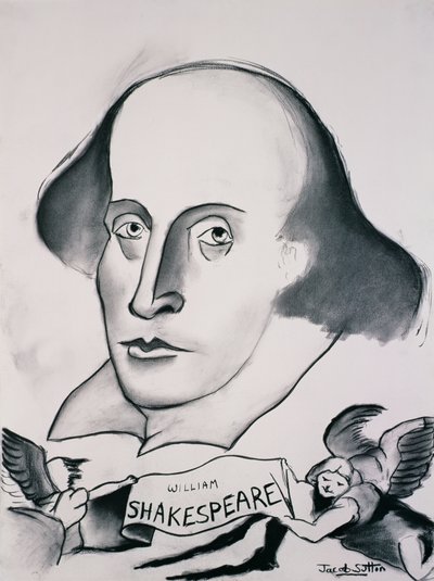 William Shakespeare (1564-1616) 1994 door Jacob Sutton