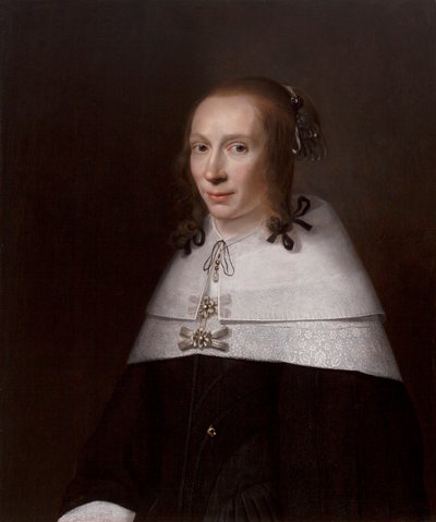 Portret van een jonge vrouw, 1654 door Jacob Willemsz Delff