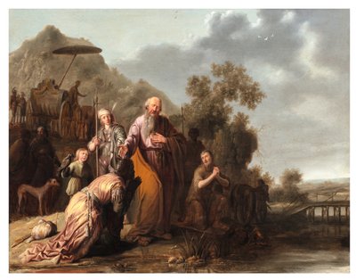 De doop van de eunuch, ca. 1632 door Jacob Willemsz de (c.1630 after 1675) Wet