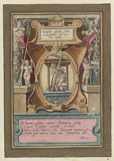 Christus in de wijnpers door Jacob de Gheyn (II)
