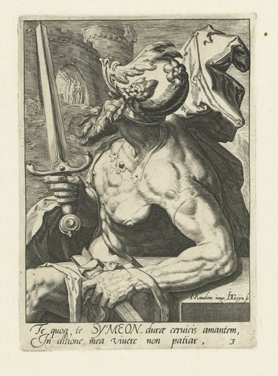 Stamvader Simeon door Jacob de Gheyn (II)