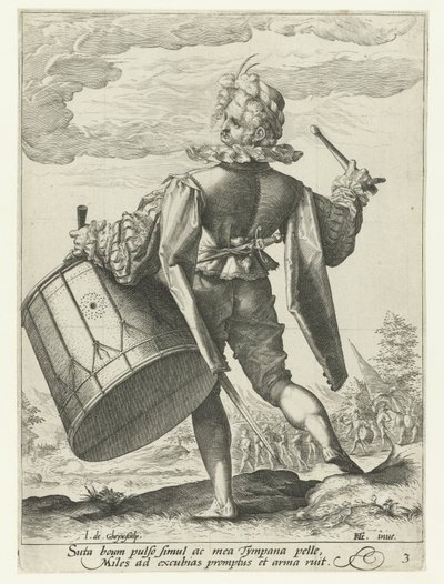 Tamboer door Jacob de Gheyn (II)
