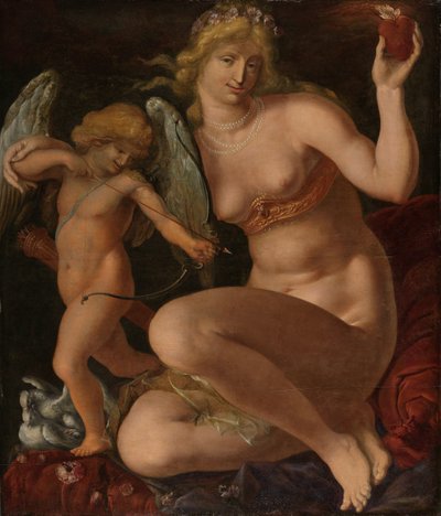 Venus en Amor door Jacob de Gheyn (II)