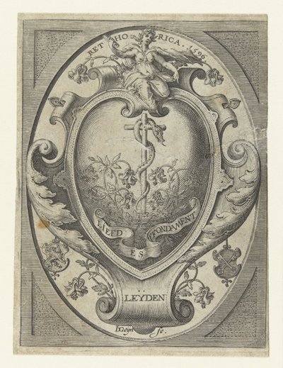 Wapen van de Leidse rederijkerskamer Liefde is 