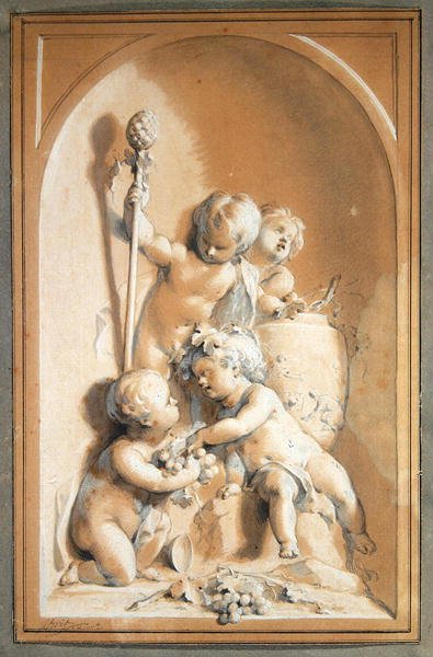 Allegorie van de herfst door Jacob de Wit