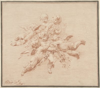 Engelengroep door Jacob de Wit