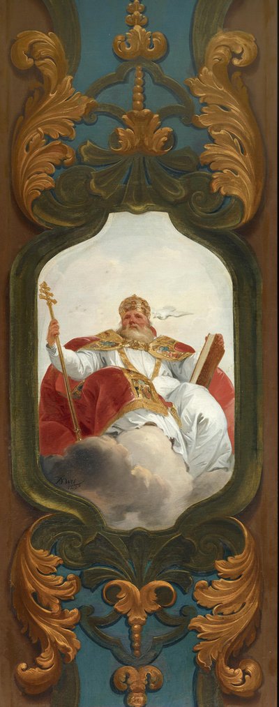 Paus Gregorius de Grote, kerkvader door Jacob de Wit