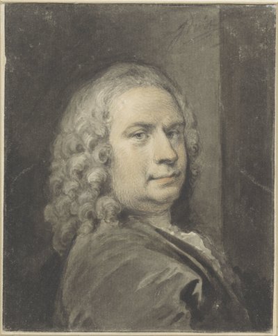 Zelfportret van Jacob de Wit door Jacob de Wit