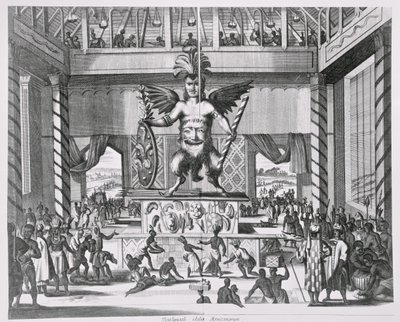 Mexicaanse God Huitzilopochtli, uit 