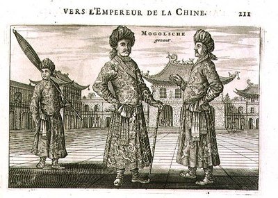 Mongolen, uit een verslag van een Nederlandse ambassade naar China door Jacob van Meurs