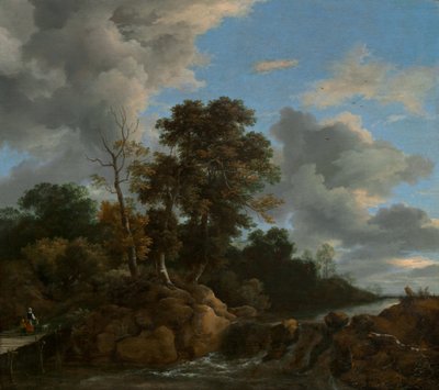 Landschap door Jacob van Ruisdael