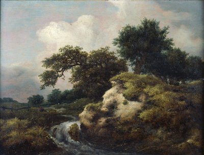 Landschap met Duin en Kleine Waterval door Jacob van Ruisdael