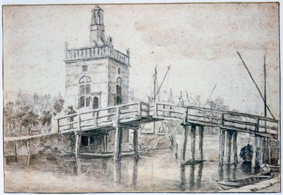 De Brug bij Alkmaar door Jacob van Ruisdael