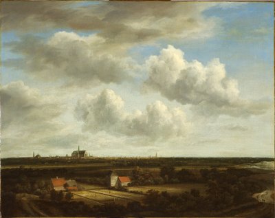 Uitzicht op bleekvelden bij Haarlem door Jacob van Ruisdael