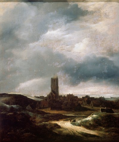 Uitzicht op Egmond-aan-Zee, c1655 door Jacob van Ruisdael
