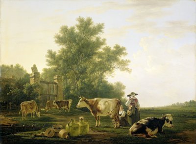 Melktijd door Jacob van Strij