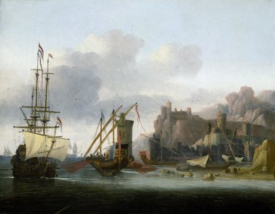 Navigatie op de Bosporus door Jacob van der Croos