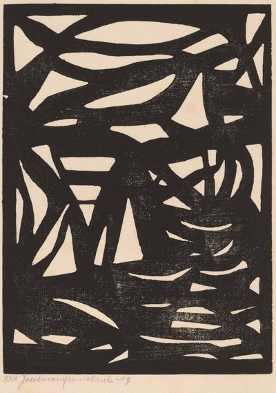 Compositie XXII door Jacoba van Heemskerck van Beest