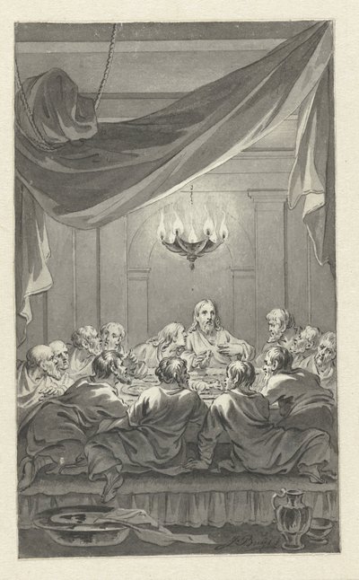 Het Heilig Avondmaal door Jacobus Buys